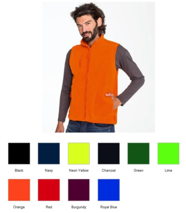 Sol's 51000 Unisex Norway Fleece Bodywarmer